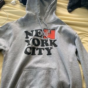 M new york mtv grey hoodie